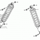 SXS500M Задний амортизатор