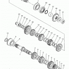 SR400 SR400FGY/SR400FCGY Трансмиссия