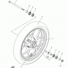 YZFR3 YZFR3FL/YZFR3FR/YZFR3FB Переднее колесо