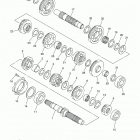 FJR1300A FJR13AFC/FJR13AF Трансмиссия