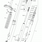 XT250 XT250F/XT250FC Передняя вилка