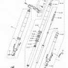 SUPER TENERE ES XTZ12EFR/XTZ12EFCR Передняя вилка