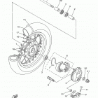 TTR50E TTR50EF Переднее колесо
