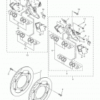 FJR1300A FJR13AFC/FJR13AF Передний тормозной суппорт