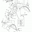 V STAR 1300 DELUXE XVS13CTFF/XVS13CTFFC Крыло