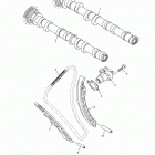 YZFR1M YZFR1MF/YZFR1MFC Цепь механизма газораспределения