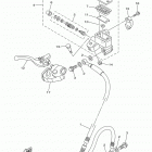 YZ85 YZ85F Главный тормозной цилиндр,передний