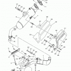 SUPER TENERE XTZ12FS/XTZ12FR/XTZ12FCS/XTZ12FCR Выхлопная система