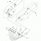 FJR1300A FJR13AFC/FJR13AF Выхлопная система