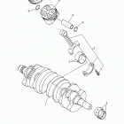 FZ6R FZ6RFCR/FZ6RFR Коленчатый вал и Поршень