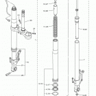FJR1300ES FJR13ESFC/FJR13ESF Передняя вилка