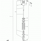 YZ85 YZ85F Задняя подвеска