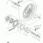 YZFR3 YZFR3FL/YZFR3FR/YZFR3FB Заднее колесо