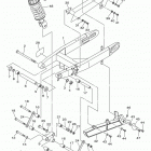 V STAR 1300 XVS13AFCS/XVS13AFS Задний рычаг подвески