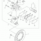 FZ6R FZ6RFCR/FZ6RFR Задний суппорт