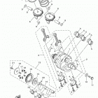 FZ07 FZ07FCR/FZ07FGY/FZ07FW/FZ07FCW/FZ07FR/FZ07FCGY Коленчатый вал и Поршень