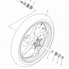 STRYKER XVS13CFCR/XVS13CFR Переднее колесо