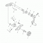 WR250F WR250FF Вал переключения