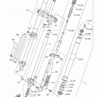 YZ85 YZ85F Передняя вилка