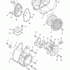 FJR1300A FJR13AFC/FJR13AF Крышка картера двигателя