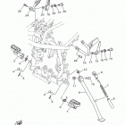 XT250 XT250F/XT250FC Подножки