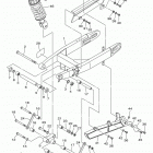 V STAR 1300 DELUXE XVS13BGFR/XVS13BGFCR Задний рычаг подвески