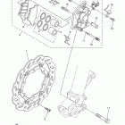 WR250R WR25RF/WR25RFC Передний тормозной суппорт