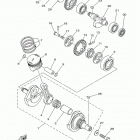 TTR230 TTR230F Коленчатый вал и Поршень