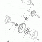 XT250 XT250F/XT250FC Муфта стартера