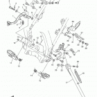 WR250R WR25RF/WR25RFC Подножки