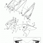 WR250R WR25RF/WR25RFC Боковая панель