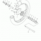 SR400 SR400FGY/SR400FCGY Переднее колесо