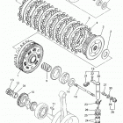 SR400 SR400FGY/SR400FCGY Сцепление