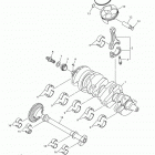YZFR1M YZFR1MF/YZFR1MFC Коленчатый вал и Поршень