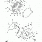 TW200 TW200F1/TW200F1C Крышка картера двигателя