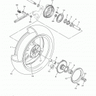 FJR1300A FJR13AFC/FJR13AF Заднее колесо