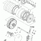 TTR230 TTR230F Сцепление
