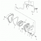V STAR 950 TOURER XVS95CTFCW/XVS95CTFL/XVS95CTFW/XVS95CTFCL Впускная система 2