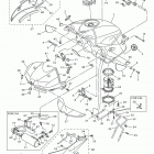 YZFR6 YZFR6FCW/YZFR6FCL/YZFR6FL/YZFR6FCB/YZFR6FB/YZFR6FW Топливный бак