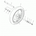 YZFR6 YZFR6FCW/YZFR6FCL/YZFR6FL/YZFR6FCB/YZFR6FB/YZFR6FW Переднее колесо