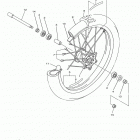 YZ250F YZ250FFW/YZ250FFL Переднее колесо