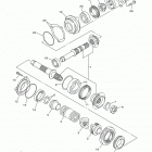 FJR1300A FJR13AFC/FJR13AF Промежуточный ведущий вал