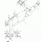 TTR110E TTR110EF Выхлопная система
