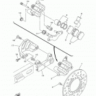YZ85 YZ85F Задний суппорт