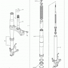 YZFR1M YZFR1MF/YZFR1MFC Передняя вилка