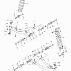 RAPTOR 90 YFM09RYXGL Передняя подвеска колес