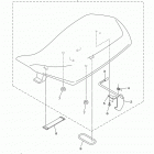 RAPTOR 90 YFM09RYXGL Сидение