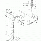 RAPTOR 700 YFM70RSBGL Задний торм цилиндр