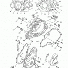 RAPTOR 700 YFM70RSBGL Крышка картера двигателя