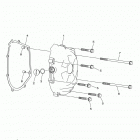 RAPTOR 90 YFM09RYXGL Крышка картера двигателя